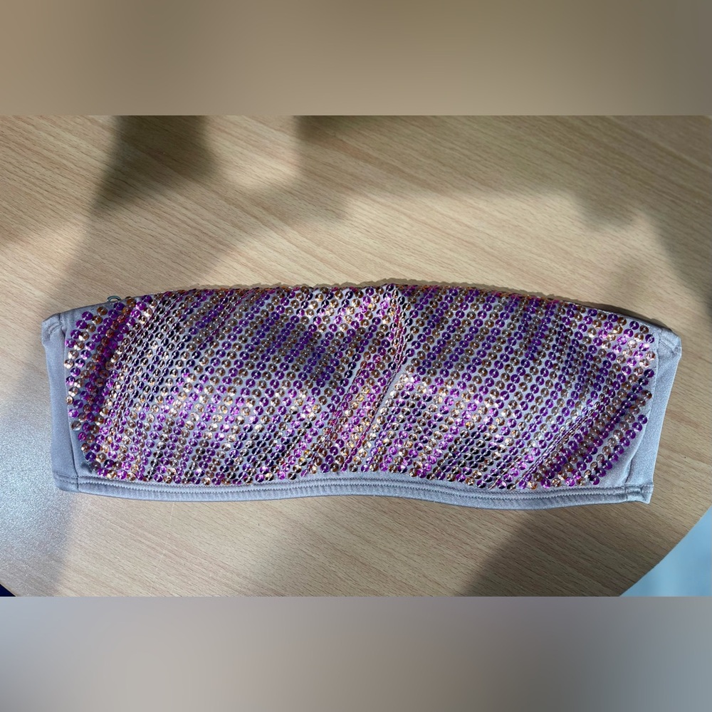 🔥 Victorias Secret Strapless Bikini Bandeau Top ☀️